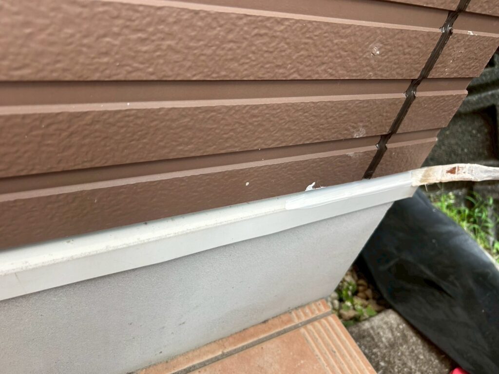 水切りさび止め塗布